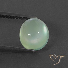 2.94ct Natural Verde muito claro Prehnite, oval, Transparente/Translúcido