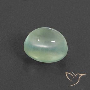 Prehnite Verde muito claro Natural 2.94ct, oval, Transparente/Translúcido