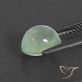 Prehnite Verde muito claro Natural 2.94ct, oval, Transparente/Translúcido