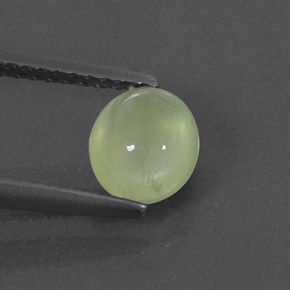 Prehnita verde natural 0,99ct, transparente, transparente/translúcido