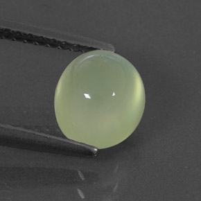 Prehnita verde natural 1,88ct, transparente, transparente/translúcido