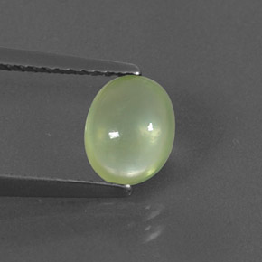 Prehnita verde natural 1,04ct, transparente, transparente/translúcido