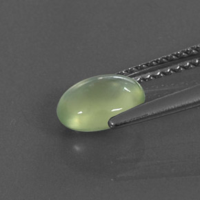 Prehnita verde natural 1,04ct, transparente, transparente/translúcido