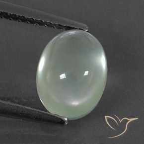2.22ct Natural Very Light Green  Prehnite, oval, Transparente/Translúcido