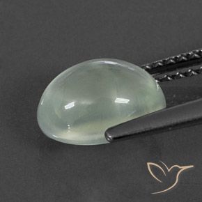 Prehnite Very Light Green  Natural 2.22ct, oval, Transparente/Translúcido