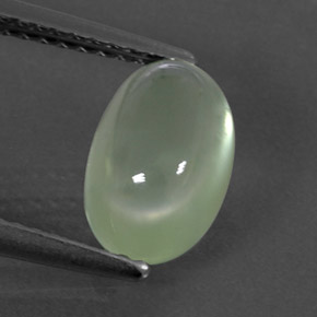 Prehnita verde natural 2,43ct, transparente, transparente/translúcido