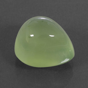 Prehnita verde natural 5,44ct, transparente, transparente/translúcido
