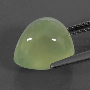Prehnita verde natural 5,44ct, transparente, transparente/translúcido