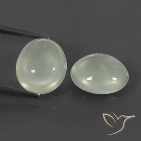 5.53ctw Natural Olive Green  Prehnite, oval, Transparente/Translúcido