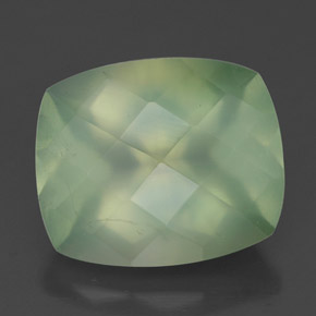 Prehnita verde natural 5,67ct, transparente, transparente/translúcido