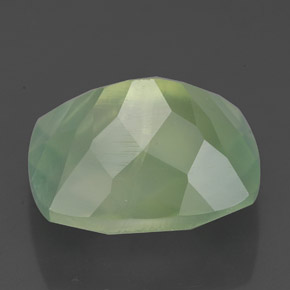 Prehnita verde natural 5,67ct, transparente, transparente/translúcido