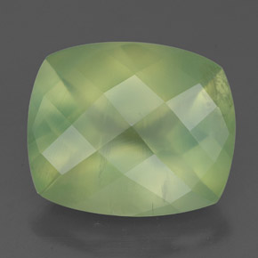 Prehnite Verde Natural 5.24ct, Transparente, Transparente/Translúcido