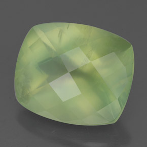 Prehnite Verde Natural 5.24ct, Transparente, Transparente/Translúcido