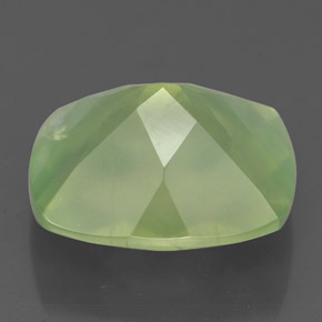 Prehnite Verde Natural 5.24ct, Transparente, Transparente/Translúcido