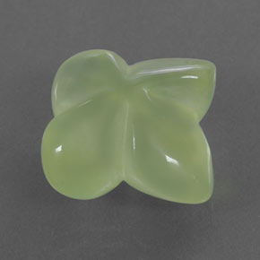 Prehnita verde natural 11,73ct, transparente, transparente/translúcido