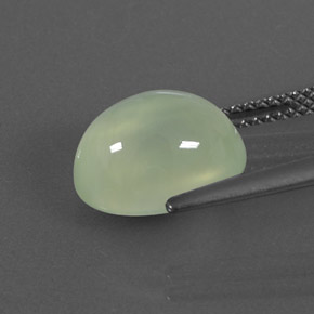Prehnita verde natural 5,17ct, transparente, transparente/translúcido