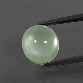 Prehnita verde natural 4,28ct, transparente, transparente/translúcido