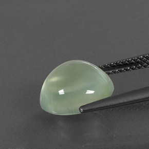 Prehnita verde natural 4,28ct, transparente, transparente/translúcido