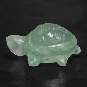 Prehnita verde natural 14,47ct, transparente, transparente/translúcido