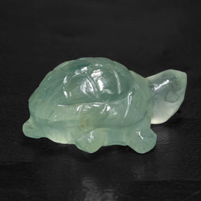 Prehnita verde natural 14,47ct, transparente, transparente/translúcido