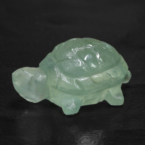 Prehnita verde natural 14,47ct, transparente, transparente/translúcido