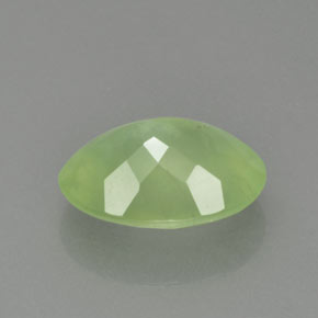 Prehnita verde natural 8,71ct, transparente, transparente/translúcido