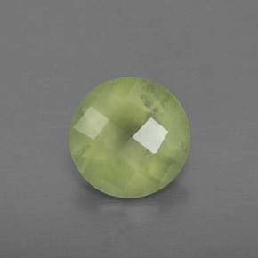 Prehnita verde natural 1,73ct, transparente, transparente/translúcido