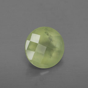 Prehnita verde natural 1,73ct, transparente, transparente/translúcido