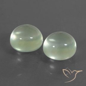 Pedras preciosas de Prehnite Amarelo verde natural de 4.40 ct, Redondo, Transparente