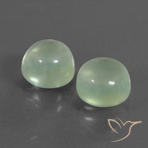 Pedras preciosas de Prehnite Amarelo Claro Verde natural de 4.24 ct, Redondo, Transparente