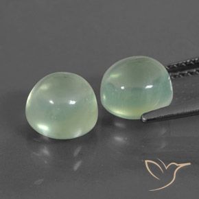 Pedras preciosas de Prehnite Amarelo Claro Verde natural de 4.24 ct, Redondo, Transparente
