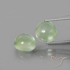 3.71ctw Natural Pêra Pêra Verde Prehnite, Redondo, Transparente
