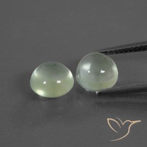 3.99ctw Natural Amarelo verde Prehnite, Redondo, Transparente