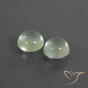 Pedras preciosas de Prehnite Amarelo verde natural de 3.99 ct, Redondo, Transparente