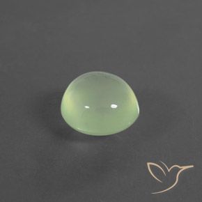 Prehnite Luz verde Natural 4.35ct, oval, Transparente