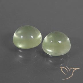Pedras preciosas de Prehnite Verde amarelado natural de 4.09 ct, Redondo, Transparente