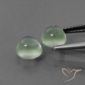 Pedras preciosas de Prehnite Verde amarelado natural de 3.09 ct, Redondo, Transparente