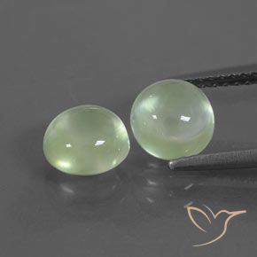 2.63ctw Natural Verde amarelado claro Prehnite, Redondo, Transparente