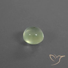 Prehnite Luz verde Natural 2.51ct, Redondo, Transparente