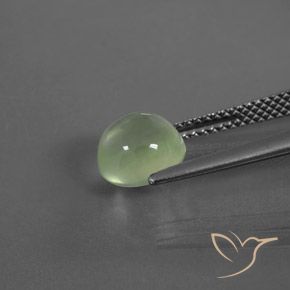 Prehnite Luz verde Natural 2.51ct, Redondo, Transparente