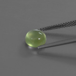 Prehnite Verde Natural 1.86ct, Corte Redondo, Transparente