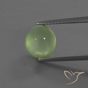3.07ct Natural Verde limão Prehnite, oval, Transparente