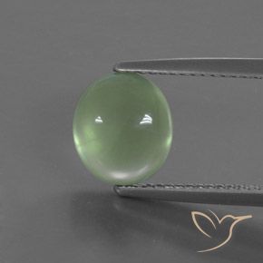 4.03ct Natural Amarelo verde Prehnite, oval, Transparente