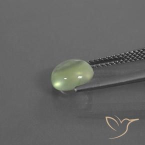 Prehnite Luz verde Natural 1.73ct, Redondo, Transparente