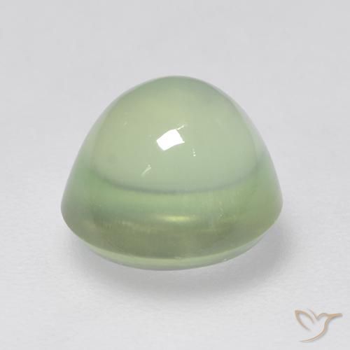 Prehnite Luz verde Natural 2.66ct, Redondo, Transparente