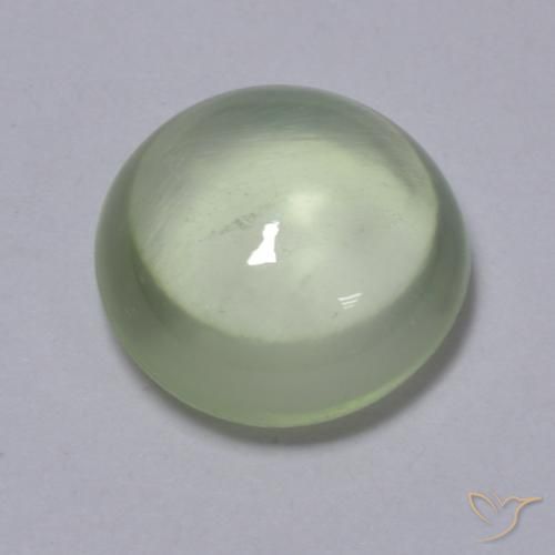 1.73ct Natural Verde muito claro Prehnite, Redondo, Transparente