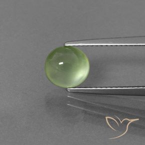 2.11ct Natural Amarelo verde Prehnite, oval, Transparente