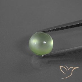 2.34ct Natural Verde Pêra Claro Prehnite, Redondo, Transparente