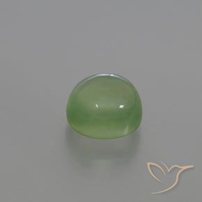 Prehnite Verde amarelado Natural 3.24ct, oval, Transparente