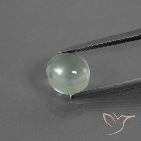 1.98ct Natural Verde muito claro Prehnite, Redondo, Transparente
